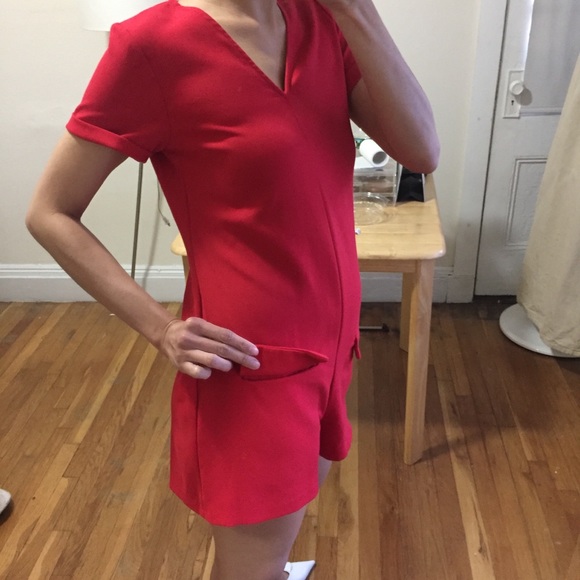 ❤️Zara red romper size S❤️ - Picture 2 of 6